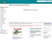 Tablet Screenshot of launch.kirtland.edu